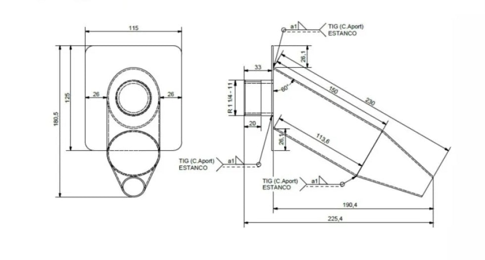 Getto Acqua Flexinox Lana in Acciaio Lucido Inox AISI 316 per Piscina