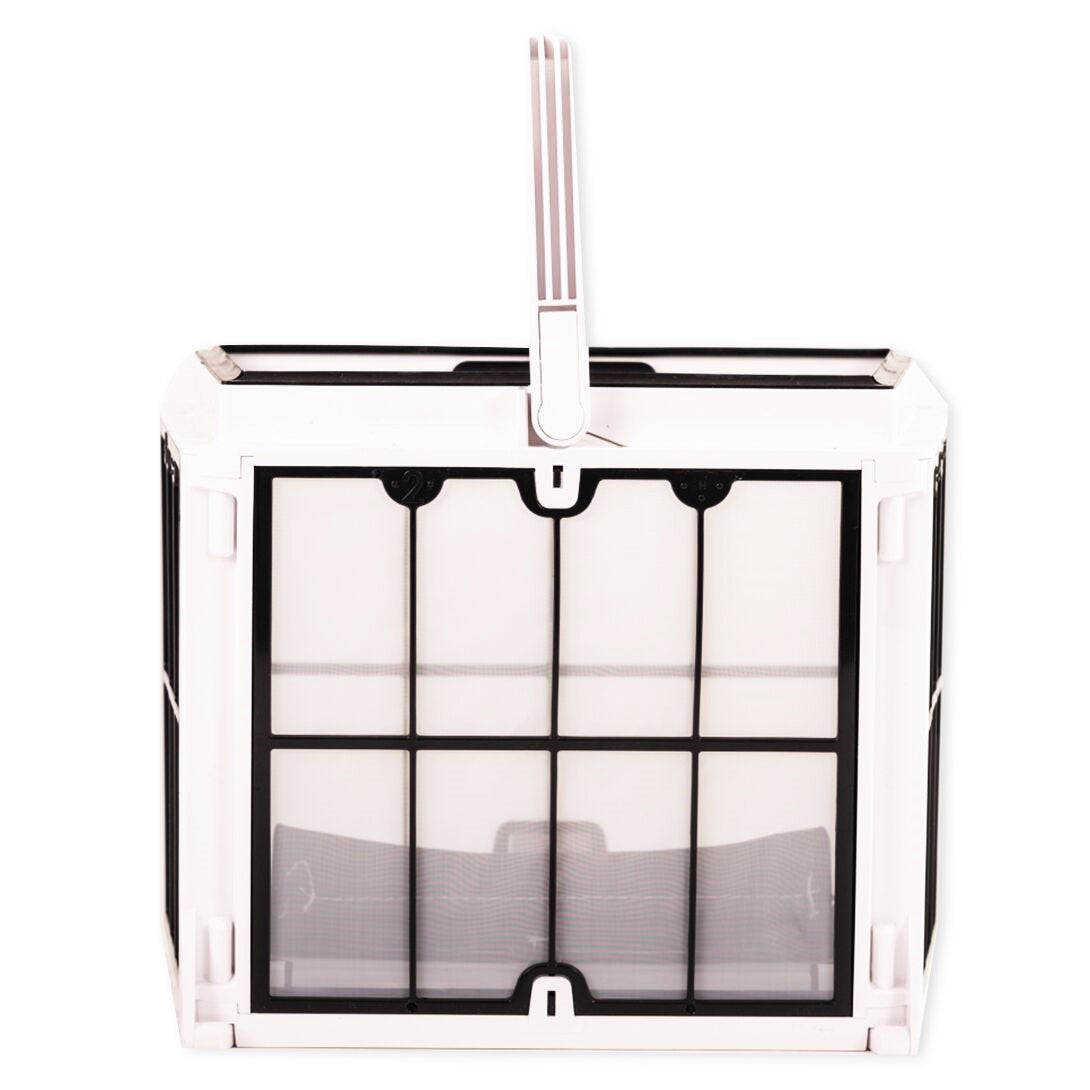 Cestello filtrante grande per robot piscina Maytronics Dolphin, gradazione 50 e 100 micron, con extra guarnizione.