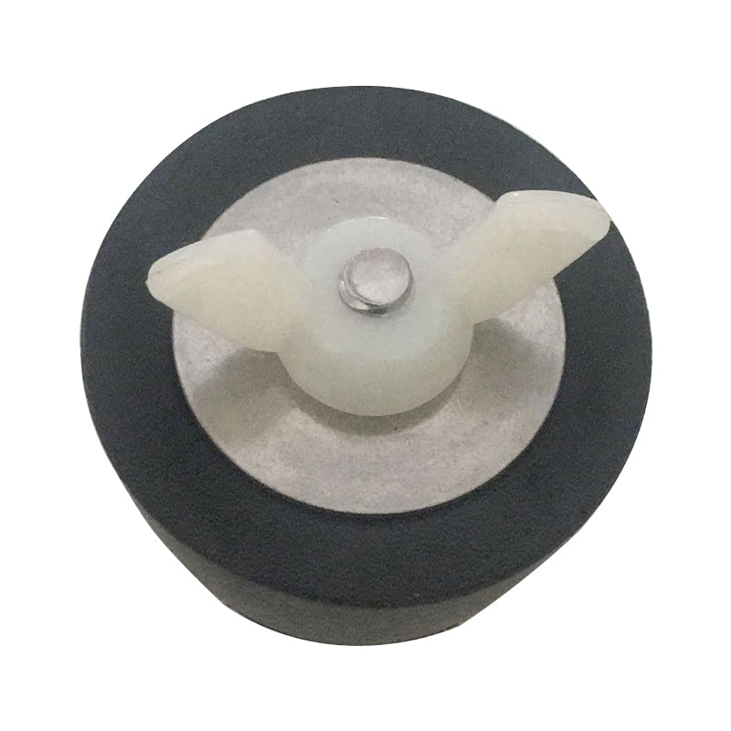 Tappo di svernaggio conico in caucciù, vite a farfalla, per tubi piscina Ø 38 mm/Ø 50 mm.