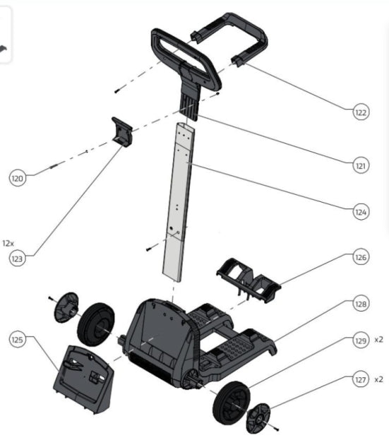 Copriruota per Carrello - Ricambio 127