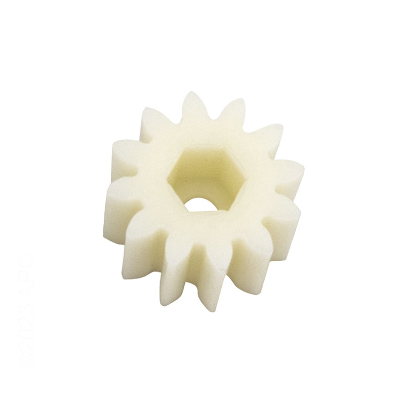 Ingranaggio spazzola anteriore per robot piscina Maytronics Dolphin E 30-60, colore bianco.