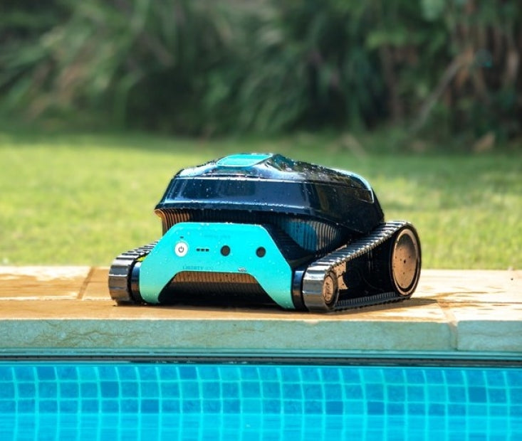 Dolphin Liberty 300 Eco Cordless - Robot Pulitore a Batteria al Litio per Piscina fino a 10 Mt - FONDO + PARETI - NOVITA' 2024