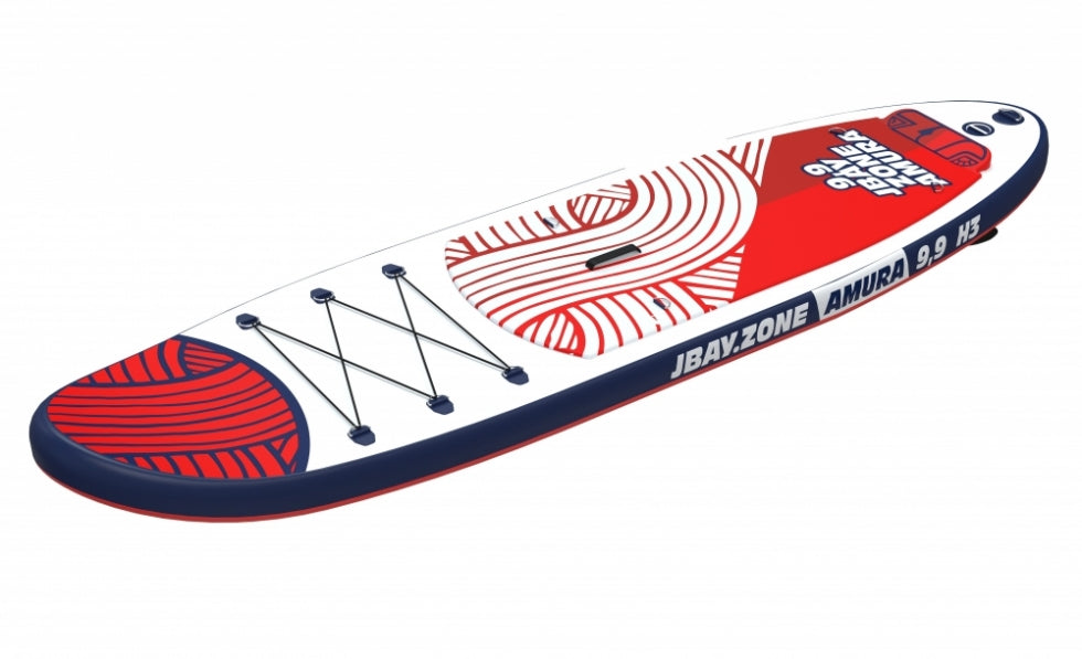 Tavola Stand Up Paddle Sup Gonfiabile JBay.Zone Amura H3 - 9'9" Cm. 297x81x10 - Portata Kg 95 - Completo di Accessori - IMBALLO ROVINATO