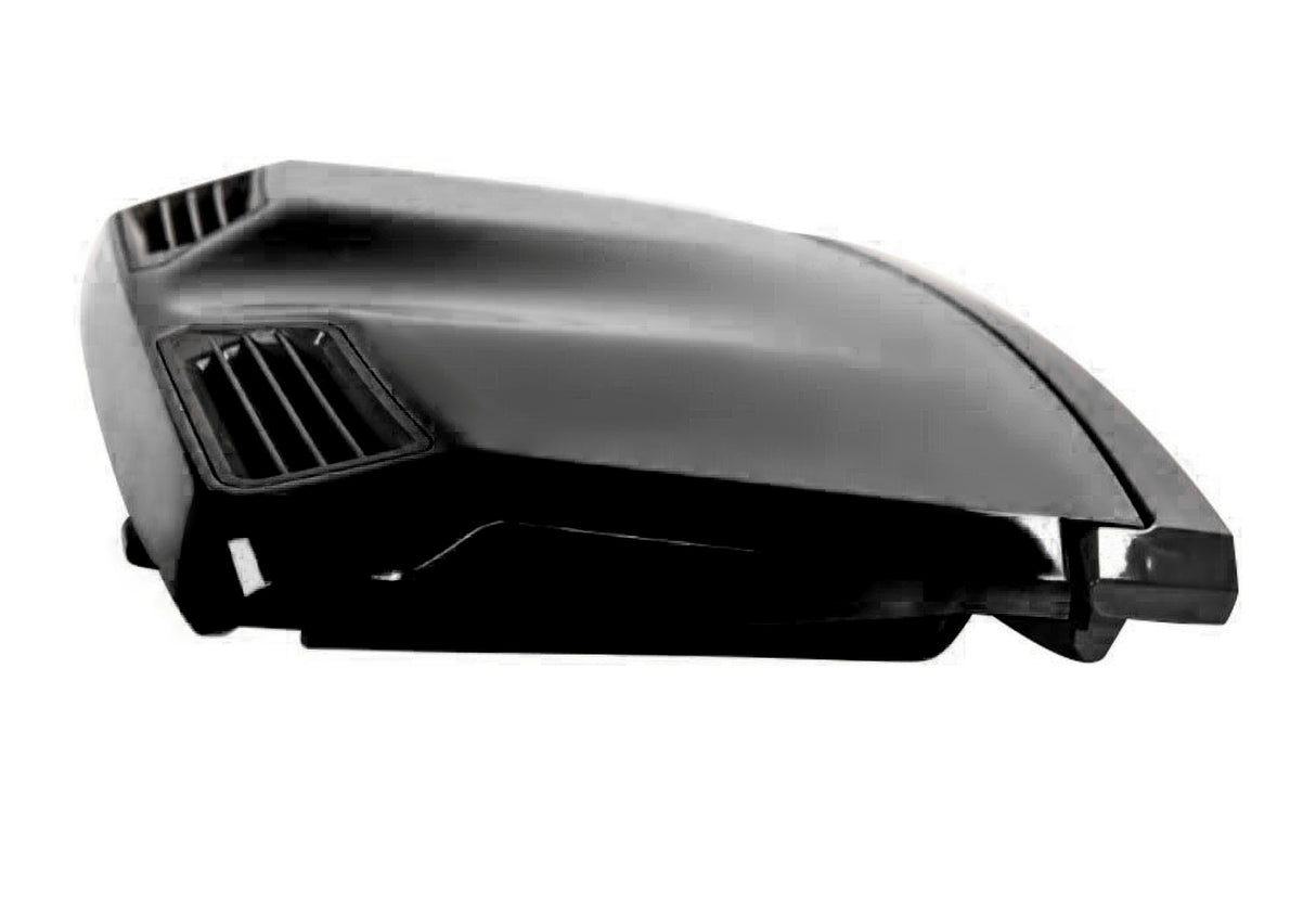 Coperchio vano filtro nero per robot piscina Maytronics Dolphin E 60 e modelli compatibili.