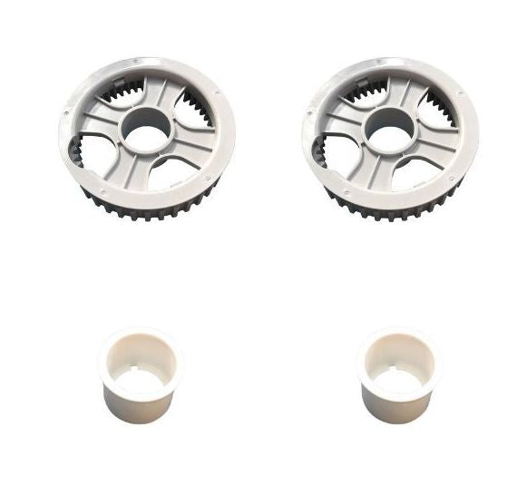 Kit trasmissione con due ruote dentate e due boccole per robot piscina Maytronics Dolphin.