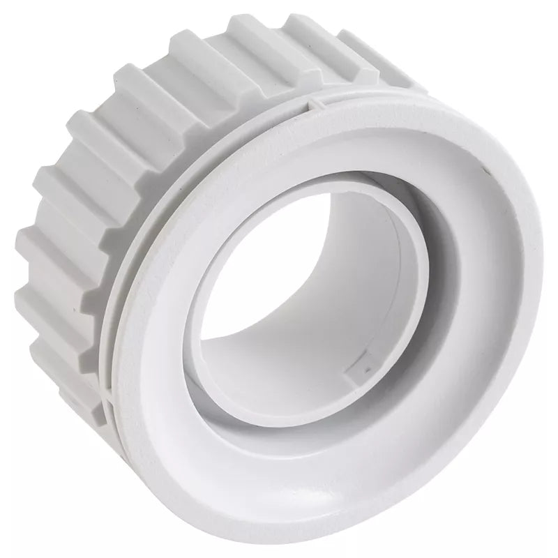 Ruota dentata bianca per trazione posteriore robot piscina Maytronics Dolphin, modello specifico.