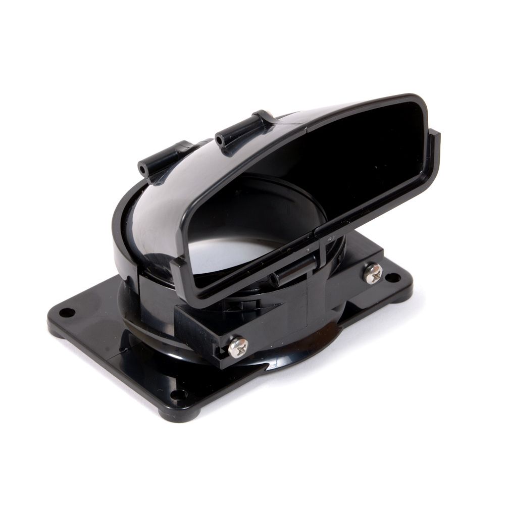 Convogliatore di flusso nero per robot piscina Maytronics Dolphin, parte di ricambio.