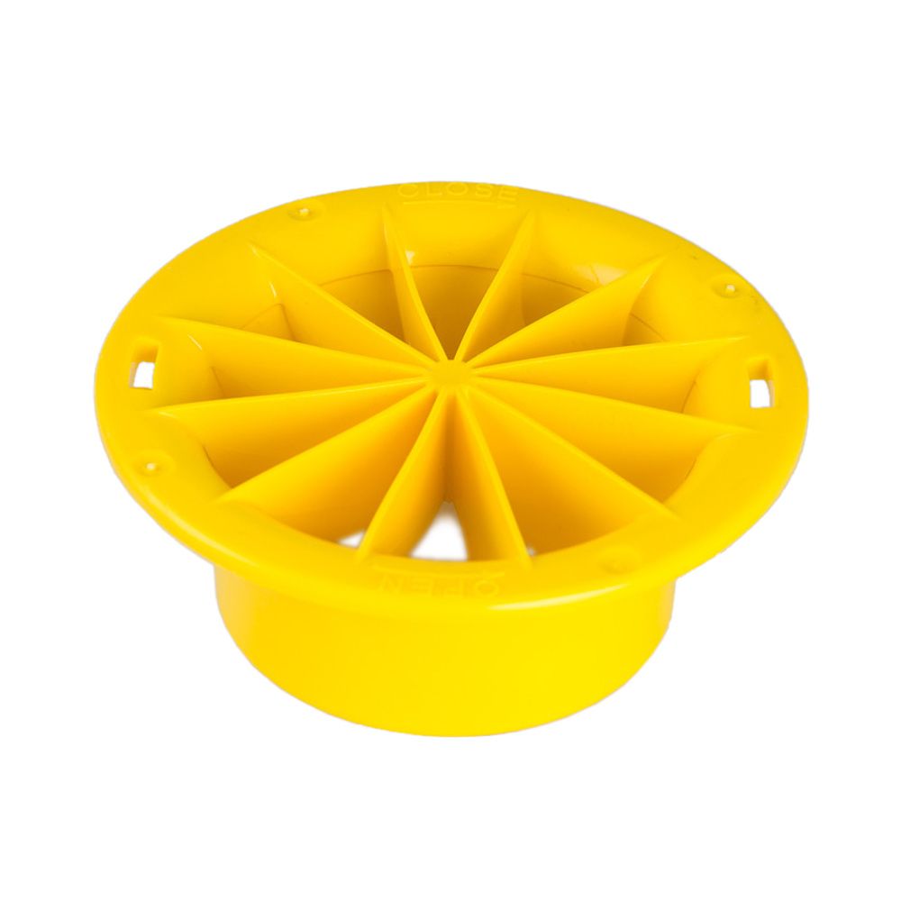 Copri ventola giallo per robot piscina Maytronics Dolphin, modello Diagnostic 2001-3002.