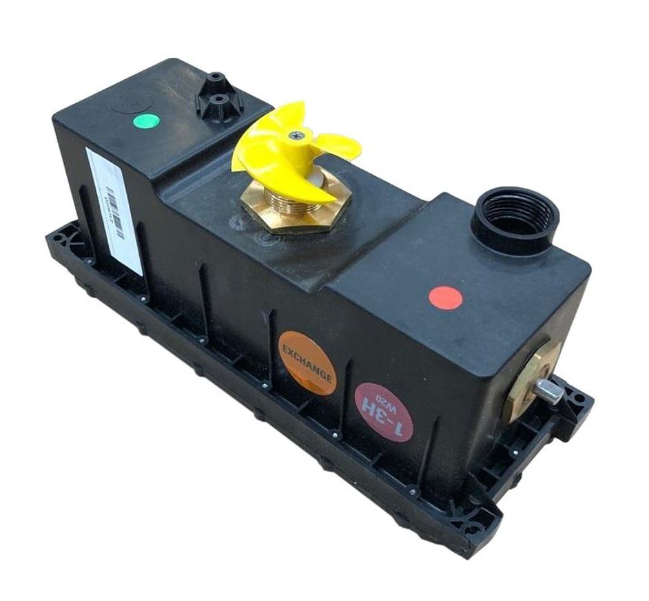 Box motore con centralina per robot piscina Maytronics Dolphin W20, modello 9995374RD-EX.