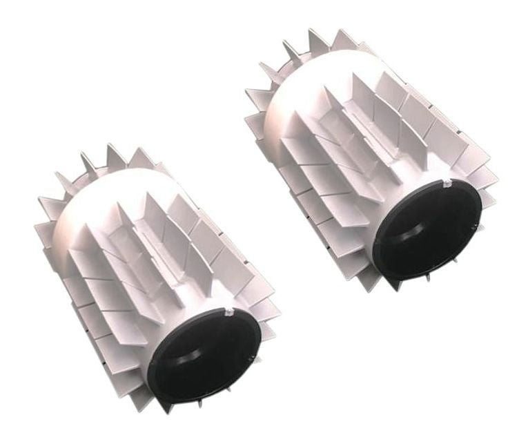 Spazzole posteriori corte termofuse per robot piscina Maytronics Dolphin Zenit 55-70 su rullo.