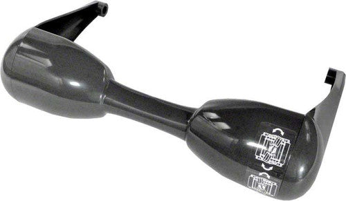 Manico di ricambio per robot piscina Hayward Aquavac 300, nero, con dettagli tecnici stampati.