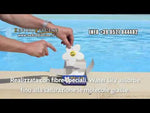 Video 18 Water Lily Toucan Fiori Assorbenti Impurita Grasse come Olio e Creme Solari nell Acqua Piscina Idromassaggi & Spa - Confezione da 18 Pezzi