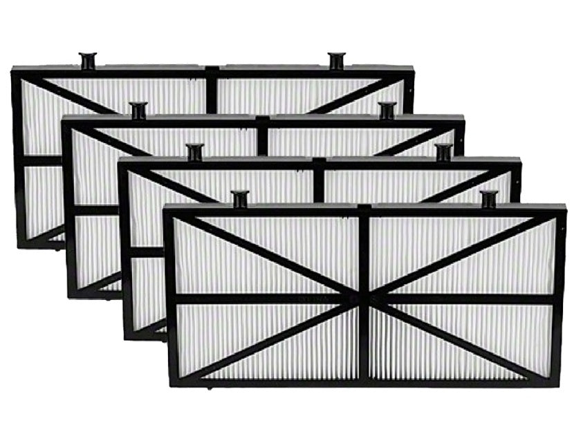 Quattro cartucce filtro a trama fine per robot piscina Maytronics Dolphin.