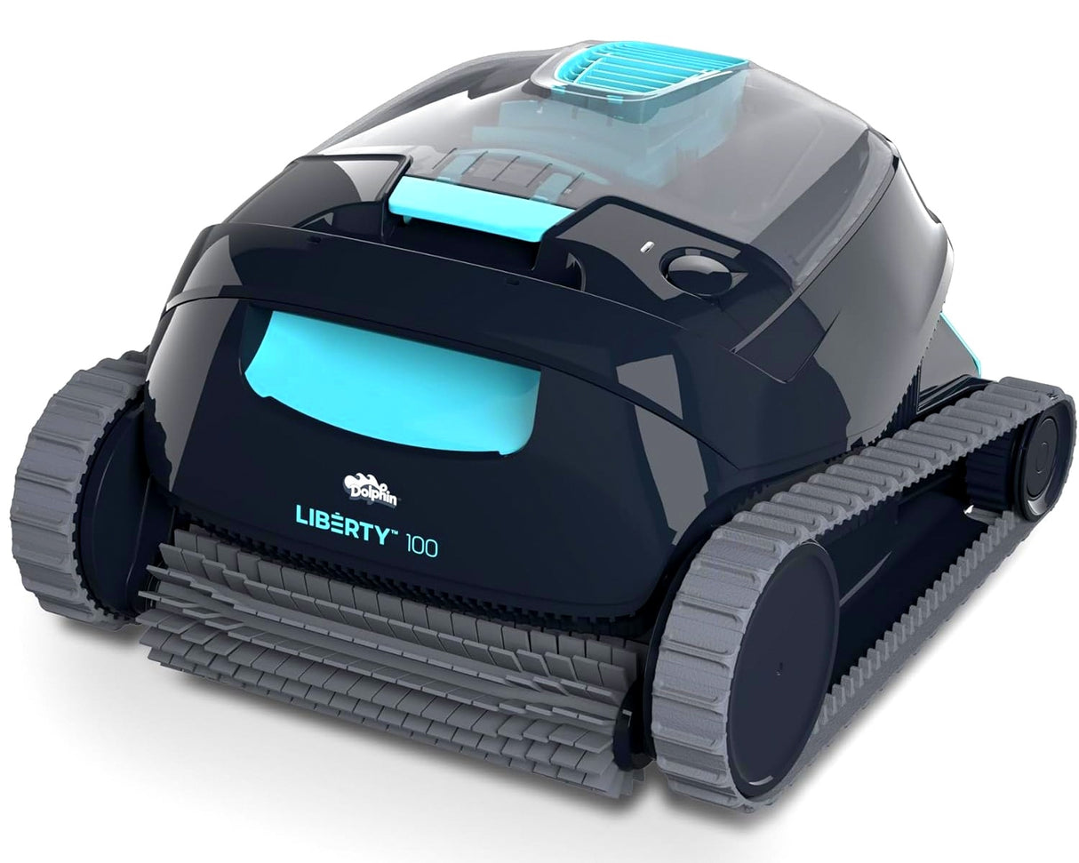 Dolphin Liberty 100 Eco Senza Fili Cordless - Robot Pulitore Piscina a Batteria fino a 10 Mt - FONDO + PARETI + LINEA - MY2026
