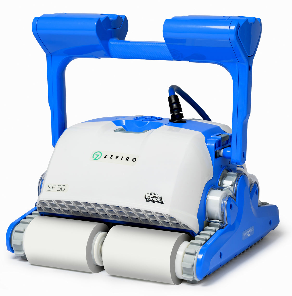 Dolphin ZEFIRO SF50 Gyro Digital - Robot Elettrico Pulitore per Piscina fino a 15 Mt - TOP GAMMA per Rivestimento in Ceramica Cemento Verniciato Vetroresina & PVC con Gradino Perimetrale - MY2026