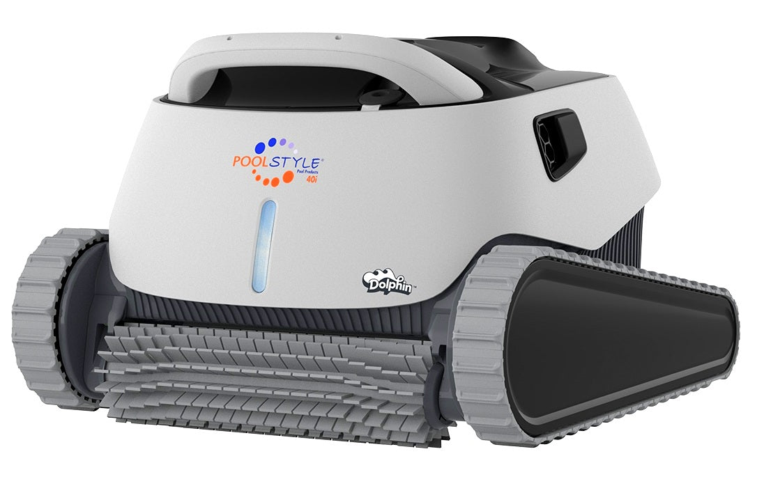 Dolphin Poolstyle 40i IoT Wi-Fi APP MyDolphin Plus Bluetooth Timer Digital - Robot Elettrico Pulitore per Piscina fino a 12 Mt - FONDO + PARETI + LINEA - MY2025