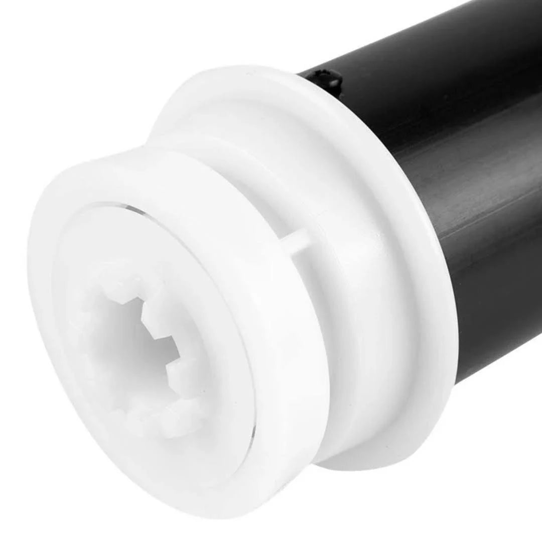 Tubo rullo bianco per spazzola PVC, compatibile con robot piscina Hayward Aquavac e TigerShark.