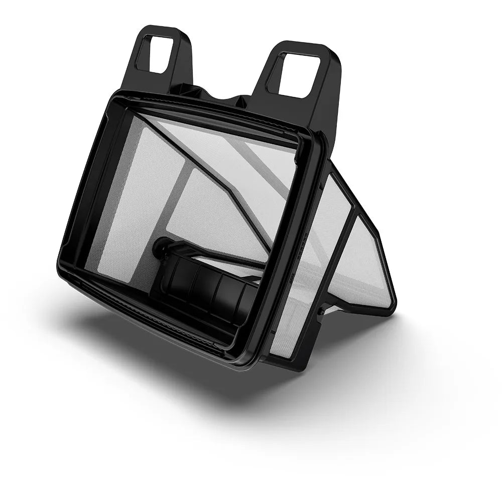 Filtro di ricambio per robot piscina Zodiac Freedom OF 42 iQ Gyro, struttura nera e trasparente.