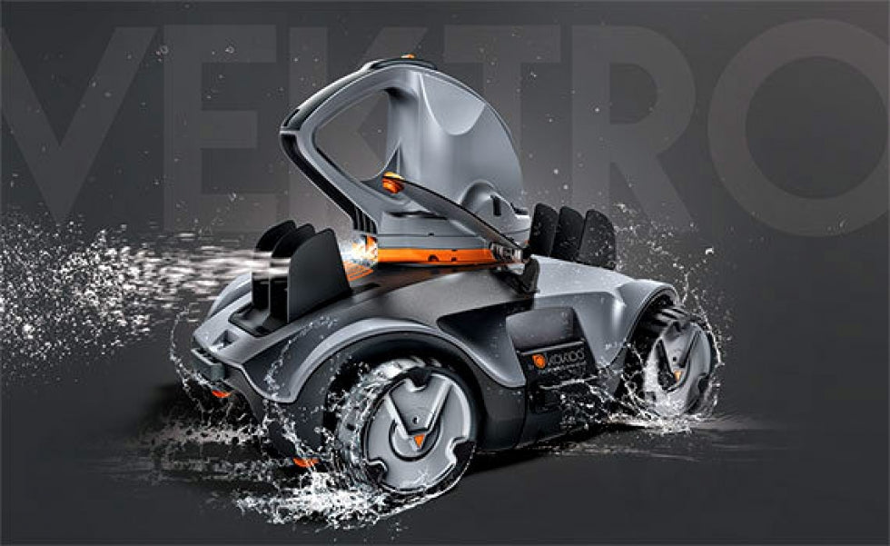 Kokido Vektro Auto NEW - Aspiratore al Litio Ricaricabile per Pulizia Piscina Idromassaggio & SPA - Max 45 Metri Quadri
