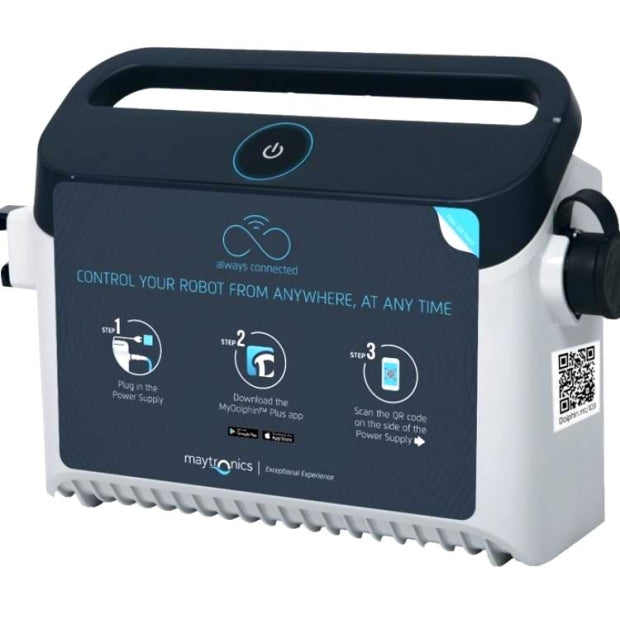 Trasformatore di Alimentazione Digitale Bluetooth & Wi-Fi IoT per Robot Piscina Maytronics Dolphin Supreme M400 - M500 - M600 - M700 / Kaptur500 / E60i / Poolstyle60i / Zenit30 - 60 - 70 / SF60 / F60 & Zefiro SF60