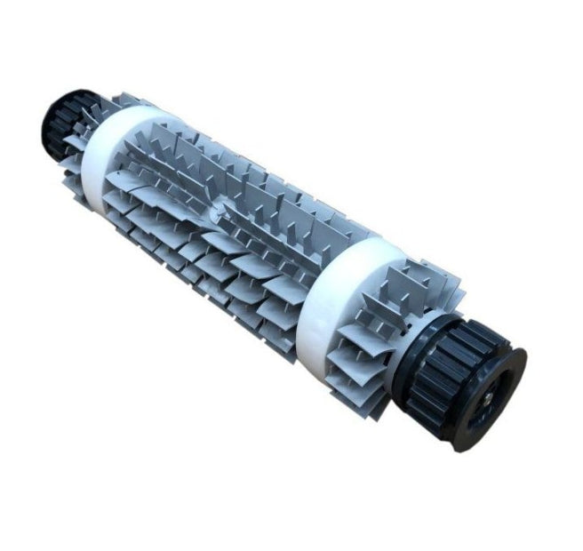 Spazzola PVC Lunga Posteriore Combinata con Anelli Wonder per Robot Piscina Maytronics Dolphin Z1b - Z2c - Z3i / Super2000 - 3000 / SL300i / Busatta / Wolly / SX30 - SX40 / SM30 - SM40 / Mr30 - Mr40 / Run30 - Run40 / E30 - E35 - E40 - E50 / S200 - S300 - S400 / Poolstyle30 - 35 - 40 & 50