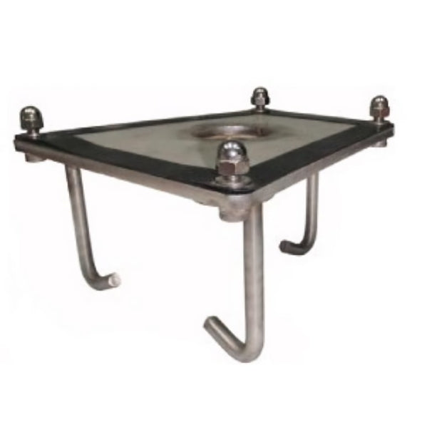 Ancoraggio Cascata Mezzaluna Flexinox Bali Satinata in Acciaio Inox AISI 316 per Piscina