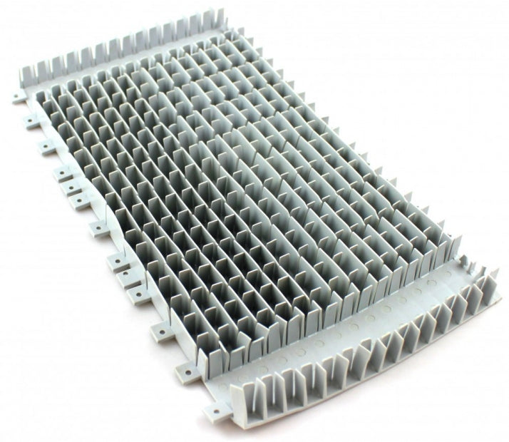 Spazzola PVC Lunga Grigia Combinata per Anelli Wonder per Robot Piscina Maytronics Dolphin