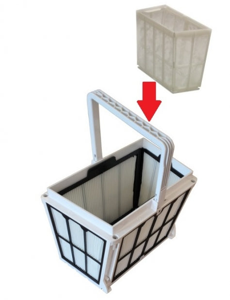 Prefiltro Cestello Filtrantre Sgrossatore Interno Gradazione Grande 100 Micron da Inserire al Cestello Filtrante per Robot Piscina Maytronics Dolphin SL300i / Super3000 / Run30 / SX30 - 40i / SM30 - 40i / Mr30 - 40i / E30 - E35 - E40i - E50i - E60i / Wolly / Busatta /1b - Z2c - Z3i / S300 - S300i / Zenit60 - 70 / Supreme M600 - M700 / Poolstyle30 - 35 - 40i - 50i & 60i