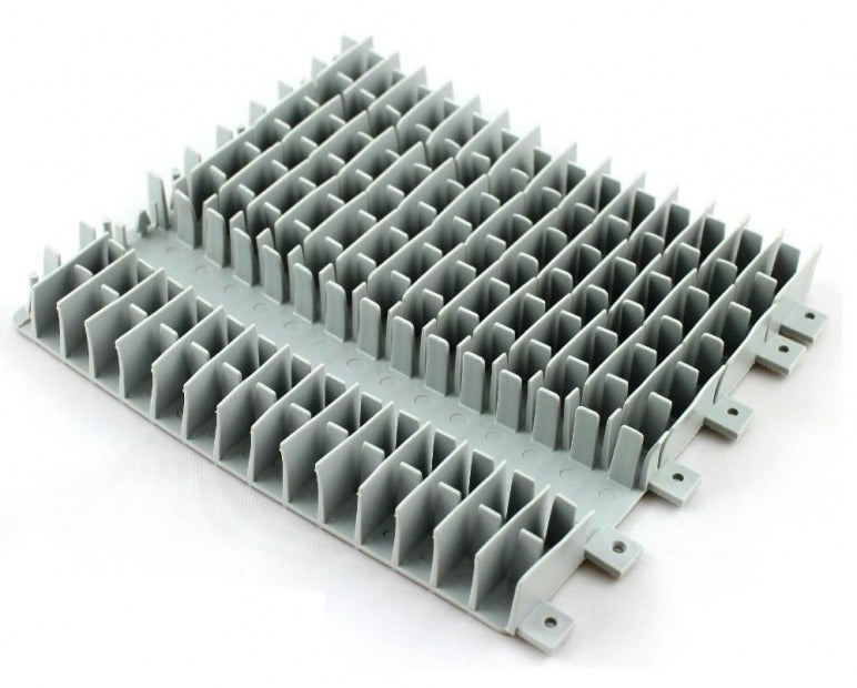 Spazzola PVC Corta Grigia Combinata per Anelli Wonder per Robot Piscina Maytronics Dolphin