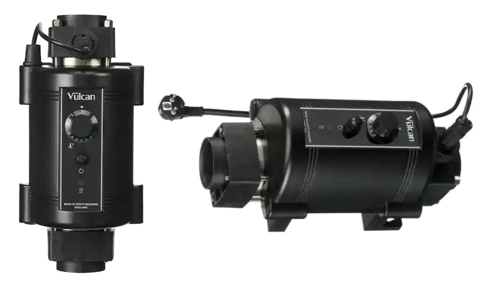 Elecro Nano Vulcan Splasher 3KW in Titanio Monofase - Riscaldatore Elettrico per Piscina Fuoriterra fino a 20 Metri Cubi