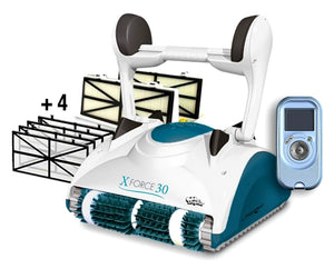 Dolphin XForce 30 Digital con Radiocomando - Robot Elettrico Pulitore per Piscina fino a 15 Mt - MY2023