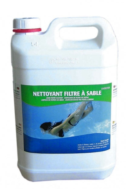 Disincrostante Liquido per Filtro a Sabbia / Diatomee & Celle Elettrolitiche - 5 LT - Prodotto Chimico per Piscina