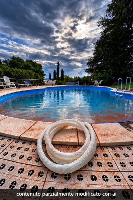 Sabbia rossa vulcanica in piscina: come rimuoverla e prevenire gli accumuli