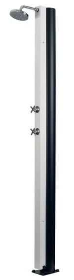 Doccia Solare per Piscina in Acciaio CRM White / Bianco - Capienza Lt. 30