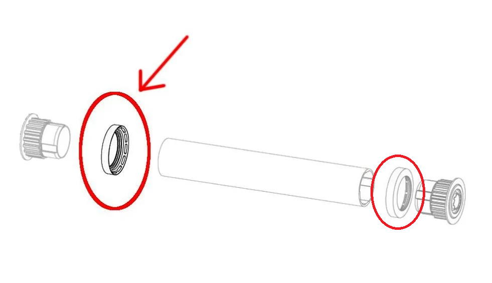 Anello Tubo Ferma Spazzola per Robot Piscina Maytronics Dolphin Serie Maximus / Zefiro SF / F / Pulit / Kaptur / Supreme / Explorer / Oasis / Urus / Pulit / Zenit / X Force / Cosmos / Swash / Diagnostic / Dynamic / Thunder / Nautilus / 3885000