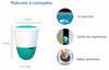 Isolotto Tecnologico Ondilo ICO - Rilevatore Parametri Ph + Cloro + Sale + Bromo + Temperatura Acqua Piscina Tramite Bluetooth & WiFi