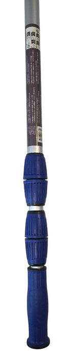 Manico Asta Telescopica in Alluminio Professionale per Piscina - Allungabile 3 x 1,5 Mt - Tot 4,50 MT - Linea Super Pro