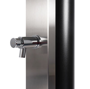 Doccia Solare per Piscina in Acciaio Inox AISI 304 CRM Ultimate con Risciacquo Temporizzato dei Piedi & Miscelatore - Capienza Lt. 60