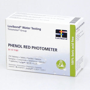 250 Pastiglie Reagenti PH RED PHENOL Lovibond per Misurazione del PH per Fotometro Elettronico