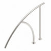 Passamano Curvato Elegante in Acciaio Inox AISI 316 per Piscina & Spa - Compatibile con Elettrolisi al Sale