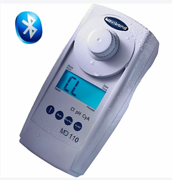 Fotometro Elettronico Professionale Lovibond MD110 Bluetooth 6 in 1 per Analisi Ph - Cloro - Bromo - Alcalinità - Stabilizzante & Durezza - Analisi Acqua Piscina