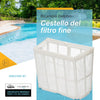 Prefiltro sgrossatore 200 micron per cestello filtrante robot piscina Maytronics Dolphin vari modelli.