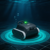 BWT ES Nano Senza Fili Cordless - APP Bluetooth / Wi Fi – Navigazione Ultrasuoni - Gyro - Robot Pulitore Piscina a Batteria da 3 a 10 Mt - FONDO + PARETI + LINEA - NOVITA'