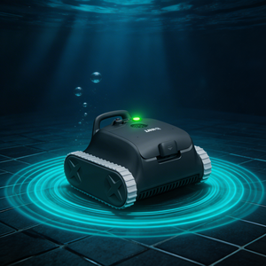 BWT ES Nano Senza Fili Cordless - APP Bluetooth / Wi Fi – Navigazione Ultrasuoni - Gyro - Robot Pulitore Piscina a Batteria da 3 a 10 Mt - FONDO + PARETI + LINEA - NOVITA'