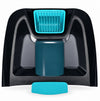 Maniglia coperchio vano filtro per robot piscina Dolphin Liberty 600, colore nero e azzurro.