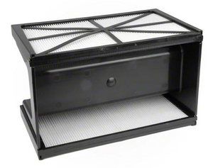 Valvola supporto filtrante con 2 cartucce a trama fine per robot piscina Hayward Tiger Shark.