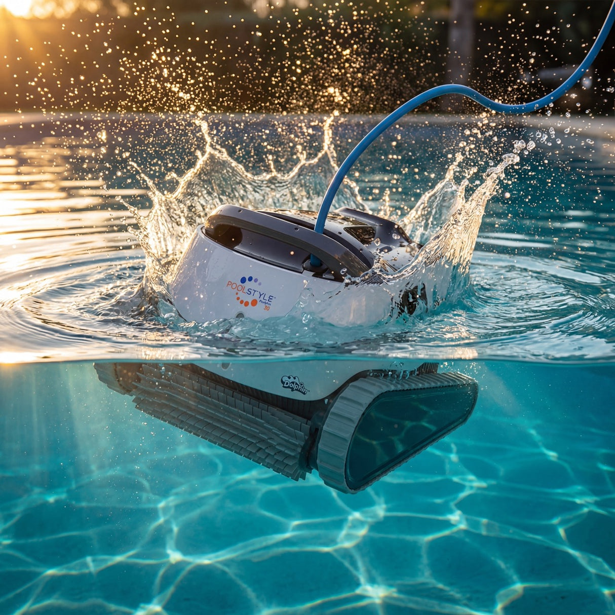 Dolphin Poolstyle 30 Digital - Robot Elettrico Pulitore per Piscina fino a 12 Mt - FONDO + PARETI + LINEA - MY2026