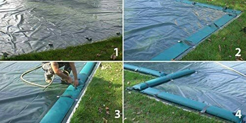 Tubolare Salsicciotto in PVC Rinforzato per Telo di Copertura Invernale per Piscina - MT. 3 da 600 Gr / Mq - Spessore mm. 0,96 - MADE IN ITALY