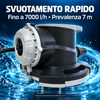 ElettroPompa Automatica Sommergibile Glong Cover 2 in 1 Svuota Telo Copertura Invernale per Piscina da Acqua Piovana - Anti Ribaltamento