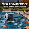 ElettroPompa Automatica Sommergibile Glong Cover 2 in 1 Svuota Telo Copertura Invernale per Piscina da Acqua Piovana - Anti Ribaltamento